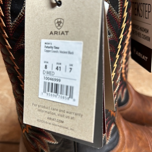 Brand new Ariat boots tan and black. - Picture 6 of 6